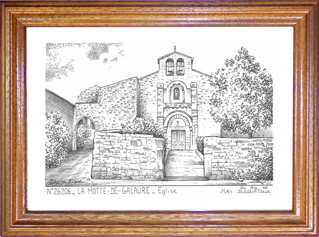 N 26206 - LA MOTTE DE GALAURE - glise