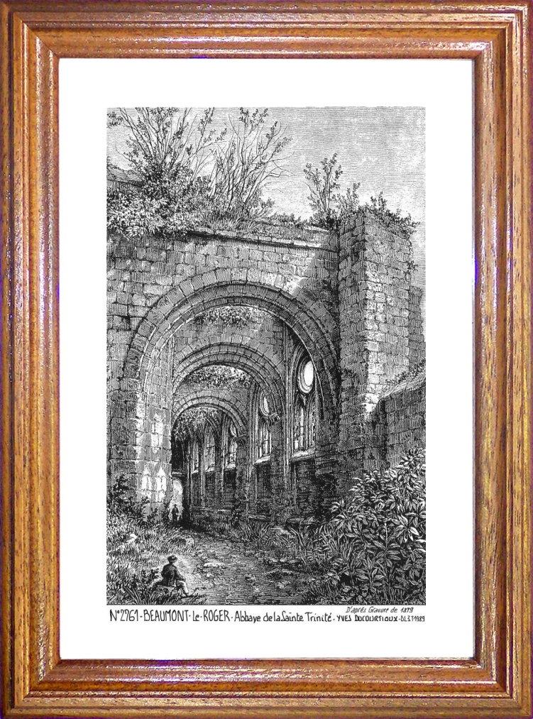 N 27061 - BEAUMONT LE ROGER - abbaye de la ste trinit