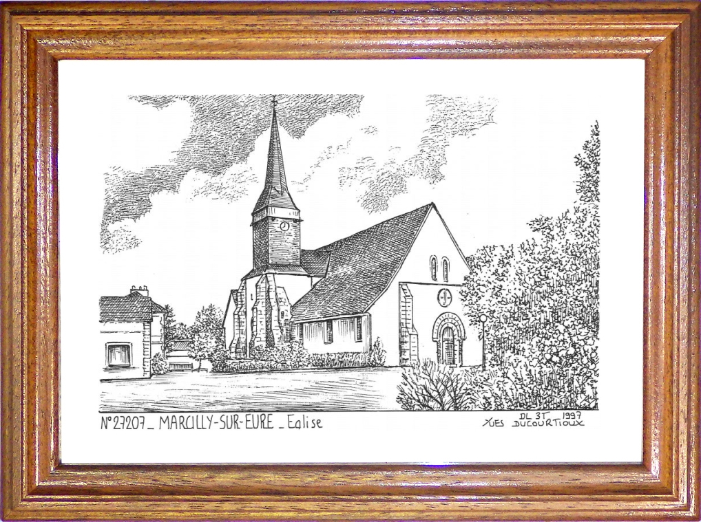 N 27207 - MARCILLY SUR EURE - glise