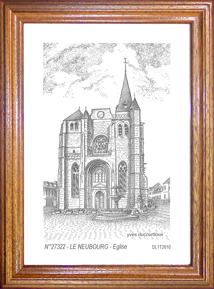 N 27322 - LE NEUBOURG - église