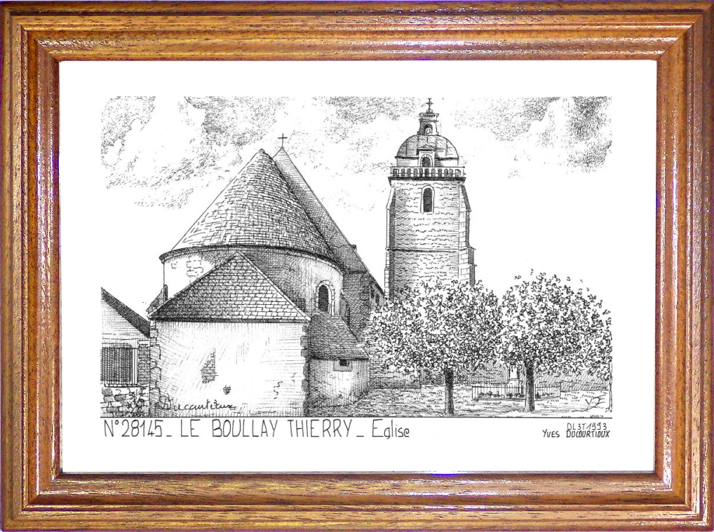 N 28145 - LE BOULLAY THIERRY - église
