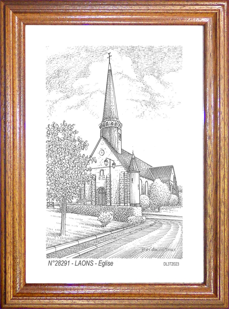 N 28291 - LAONS - église