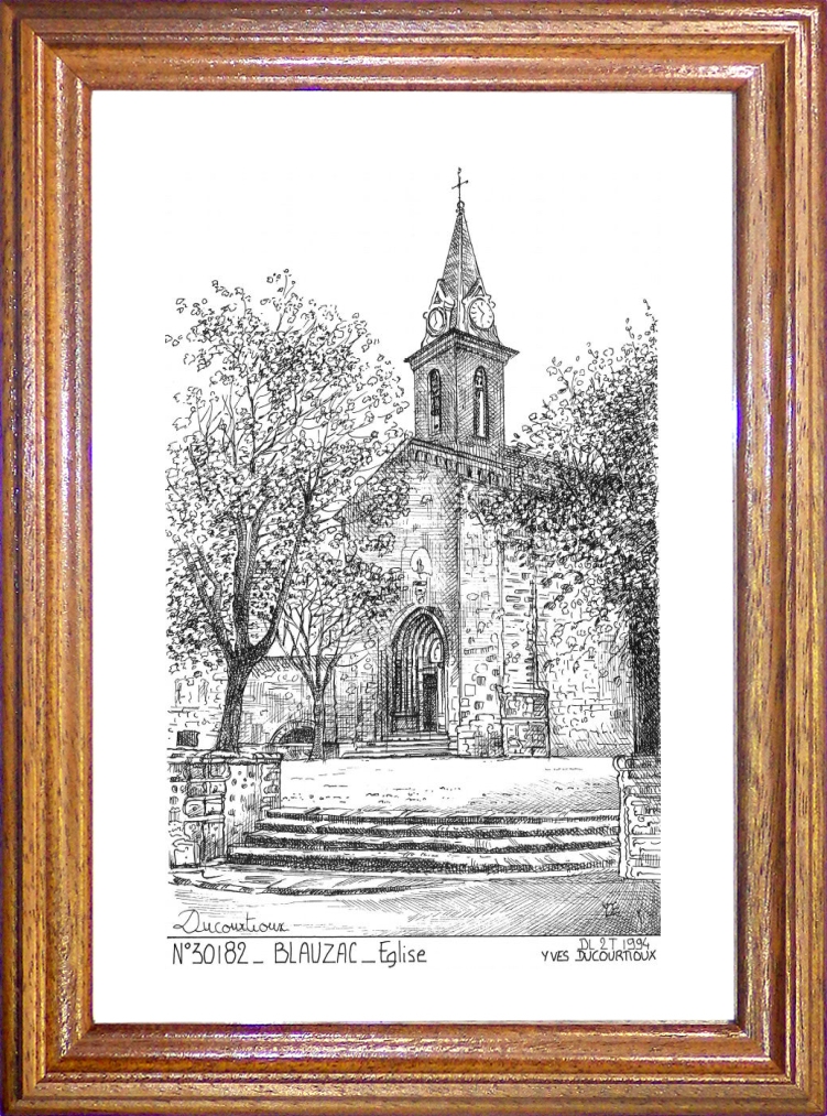 N 30182 - BLAUZAC - glise