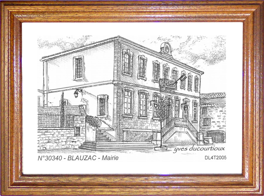 N 30340 - BLAUZAC - mairie
