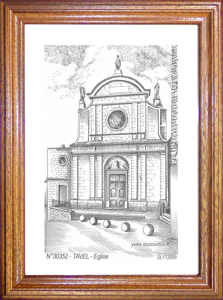 N 30352 - TAVEL - glise