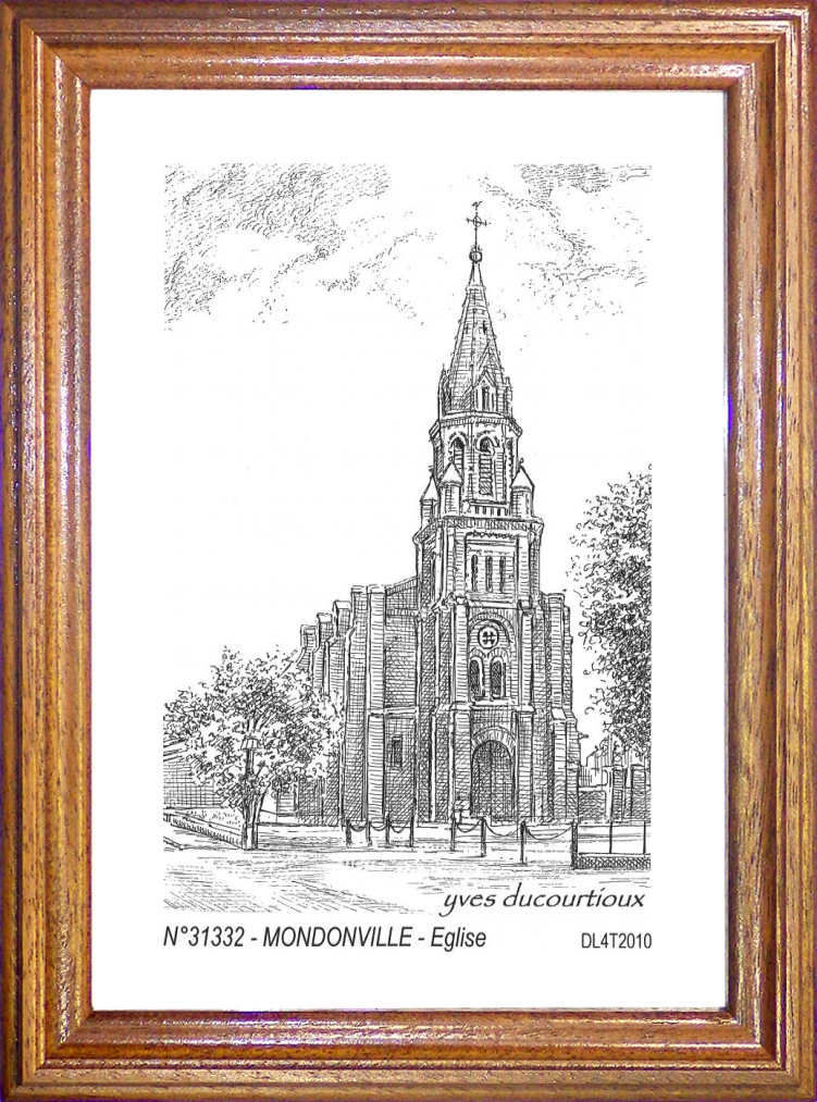 N 31332 - MONDONVILLE - glise