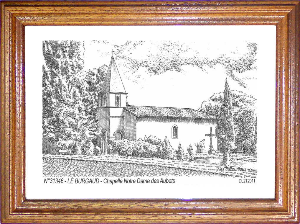 N 31346 - LE BURGAUD - chapelle notre dame des aubets