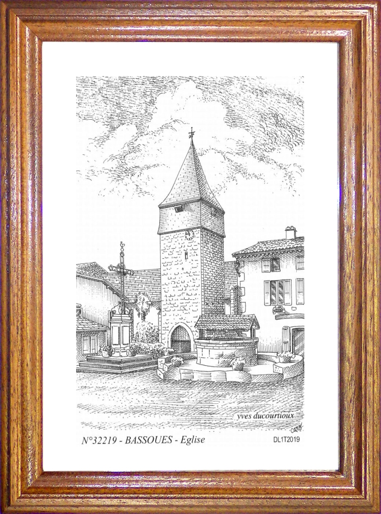 N 32219 - BASSOUES - glise