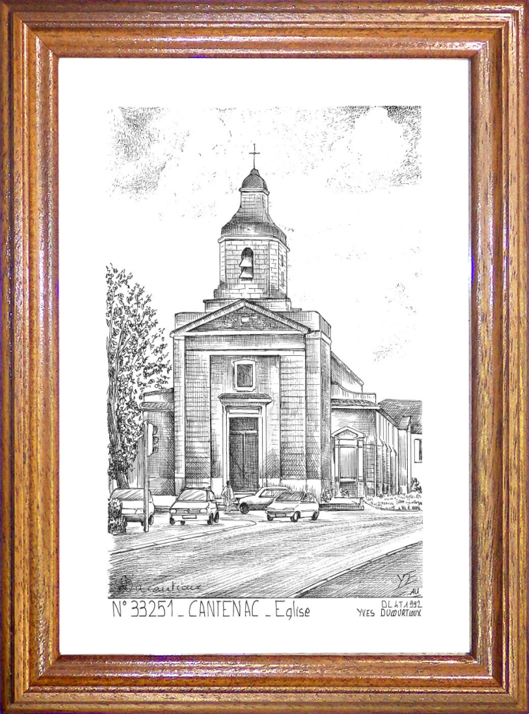 N 33251 - CANTENAC - glise