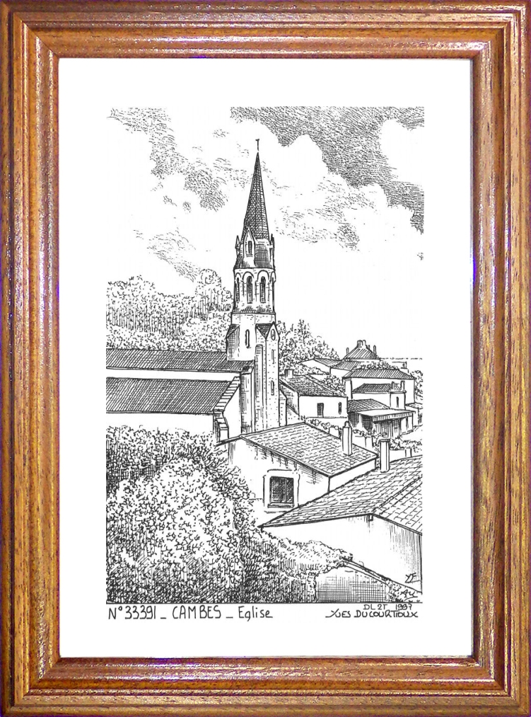 N 33391 - CAMBES - glise