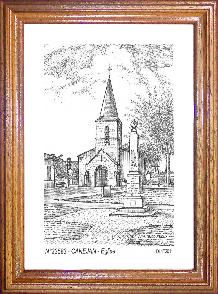 N 33583 - CANEJAN - glise