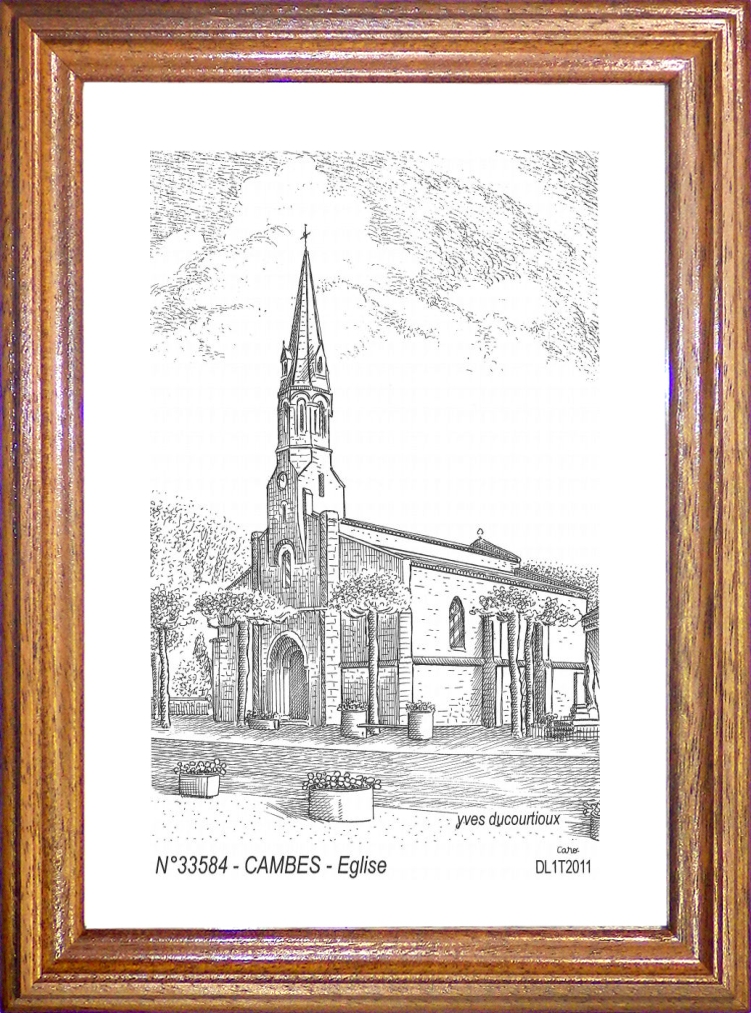 N 33584 - CAMBES - glise