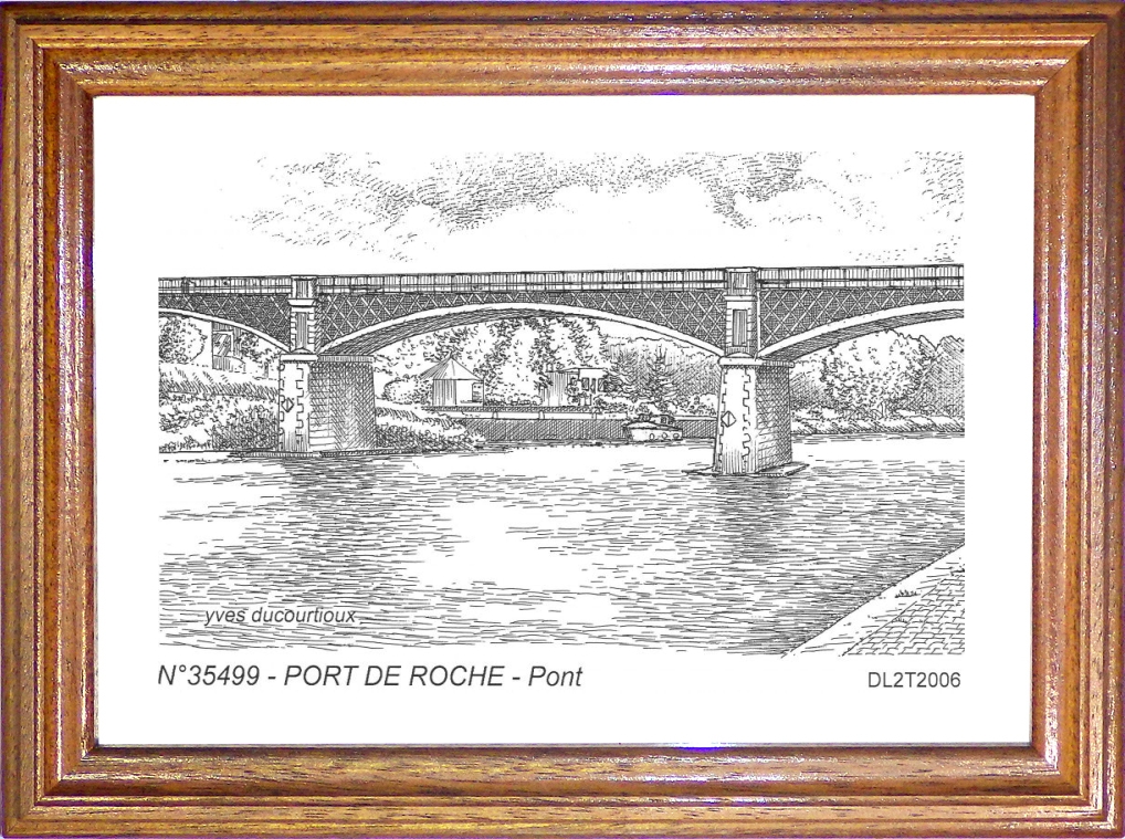 N 35499 - ST GANTON - pont port de roche