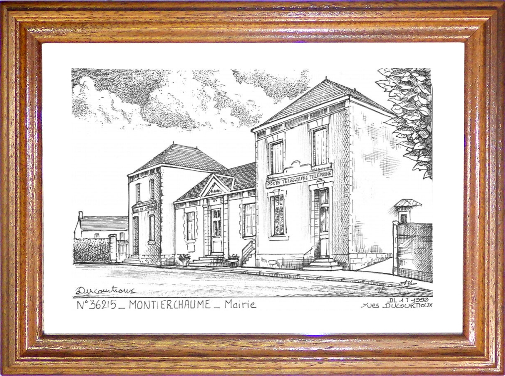 N 36215 - MONTIERCHAUME - mairie