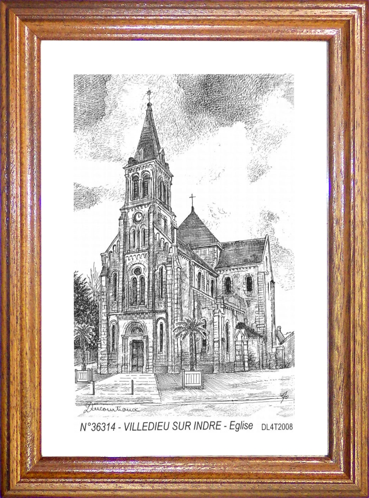 N 36314 - VILLEDIEU SUR INDRE - glise