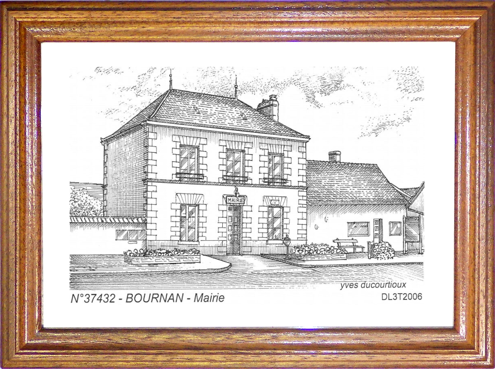 N 37432 - BOURNAN - mairie
