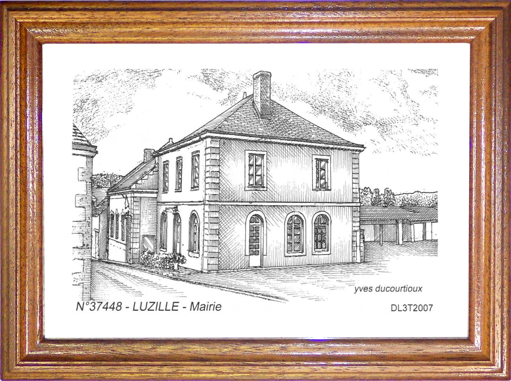 N 37448 - LUZILLE - mairie