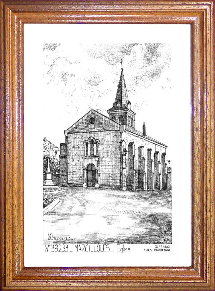 N 38233 - MARCILLOLES - glise