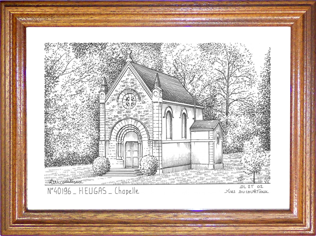 N 40196 - HEUGAS - chapelle