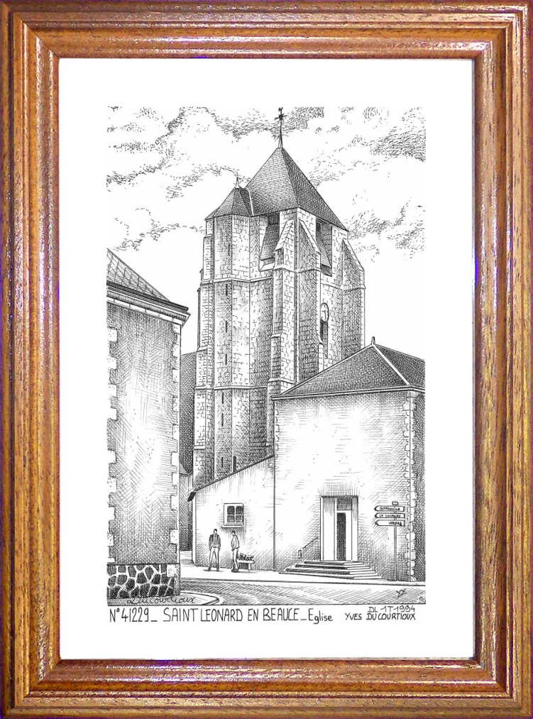 N 41229 - ST LEONARD EN BEAUCE - glise