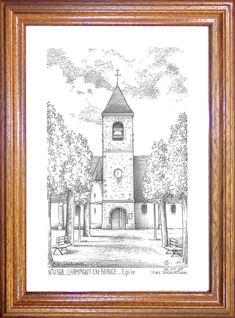 N 41368 - CHAMPIGNY EN BEAUCE - glise