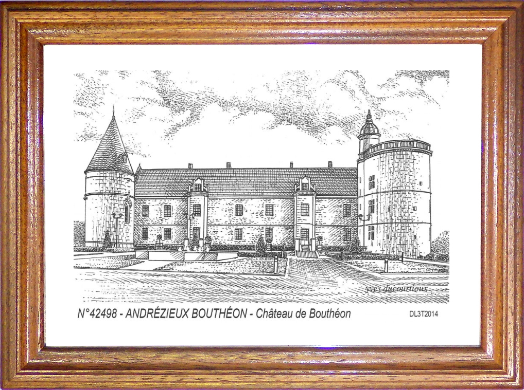 N 42498 - ANDREZIEUX BOUTHEON - chteau de bouthon