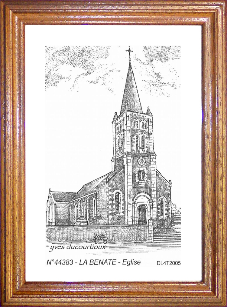 N 44383 - LA BENATE - église