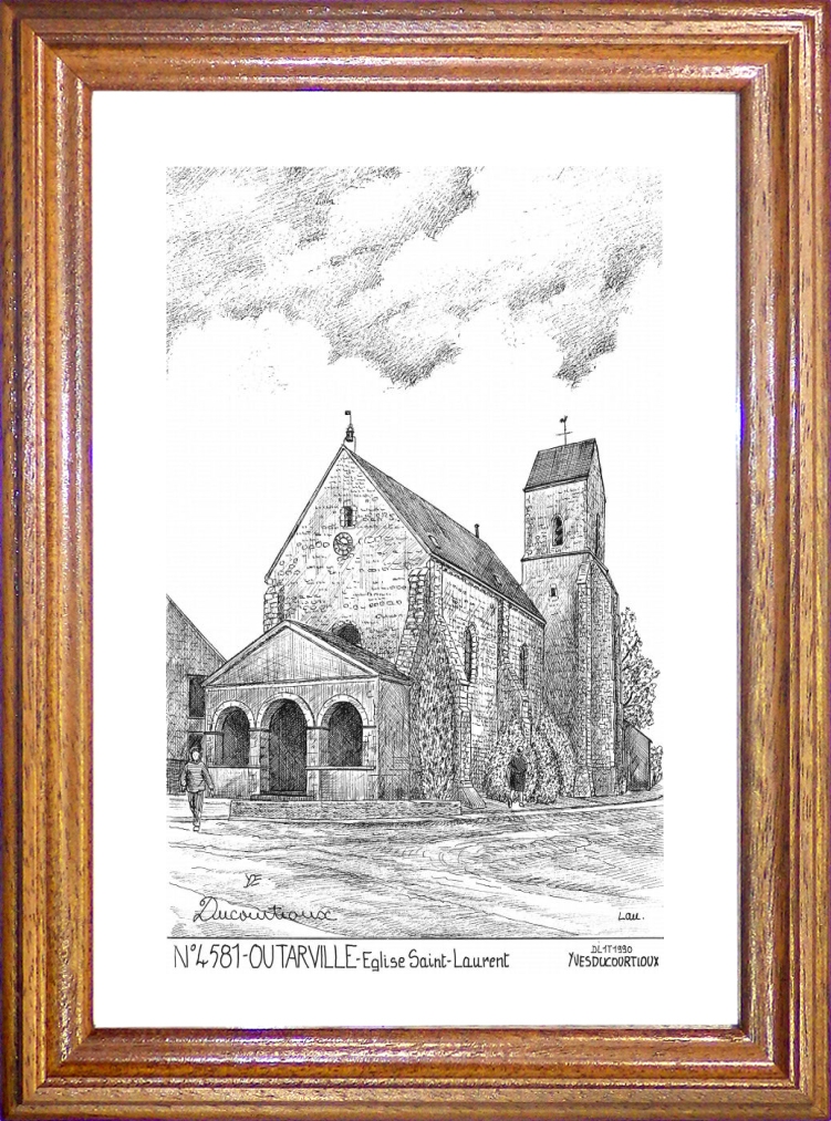 N 45081 - OUTARVILLE - glise st laurent