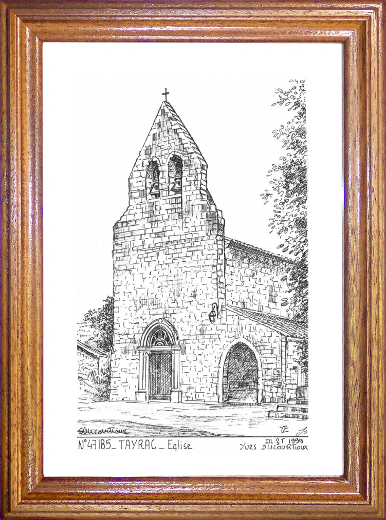 N 47185 - TAYRAC - glise