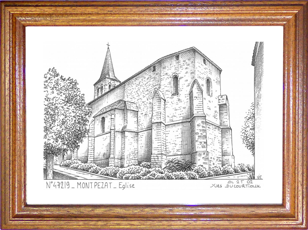 N 47219 - MONTPEZAT - glise