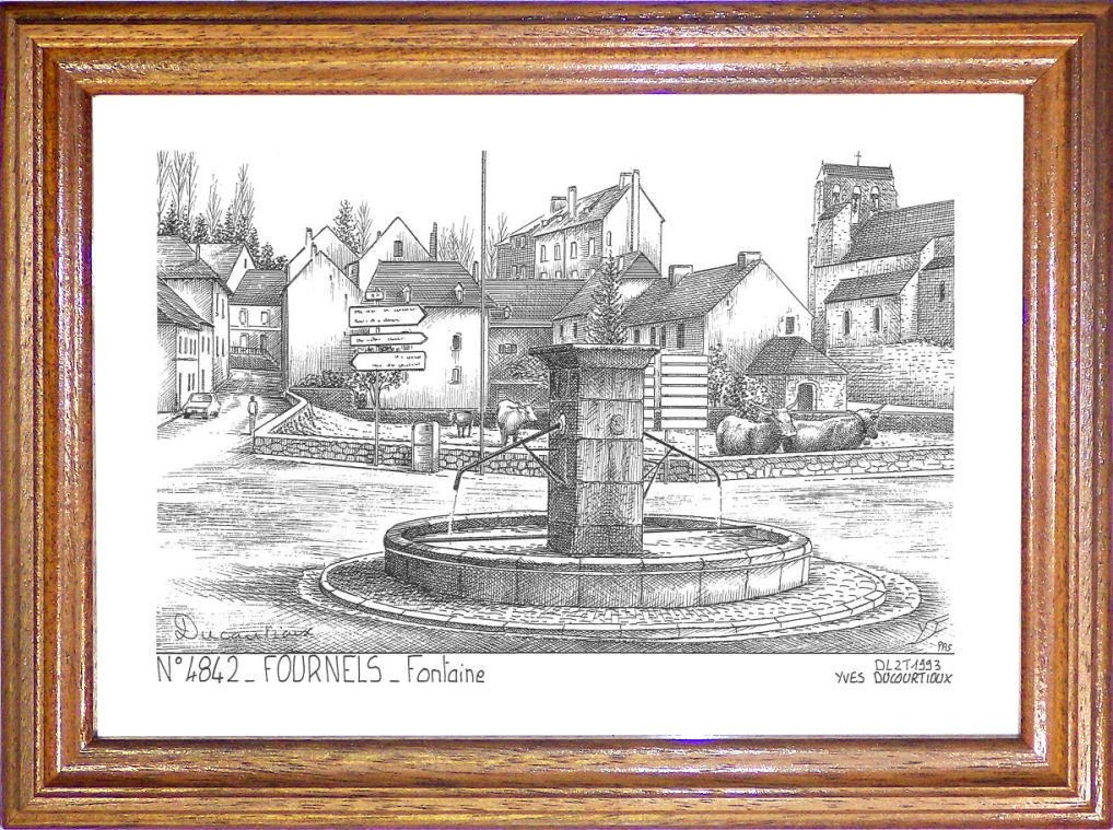 N 48042 - FOURNELS - fontaine