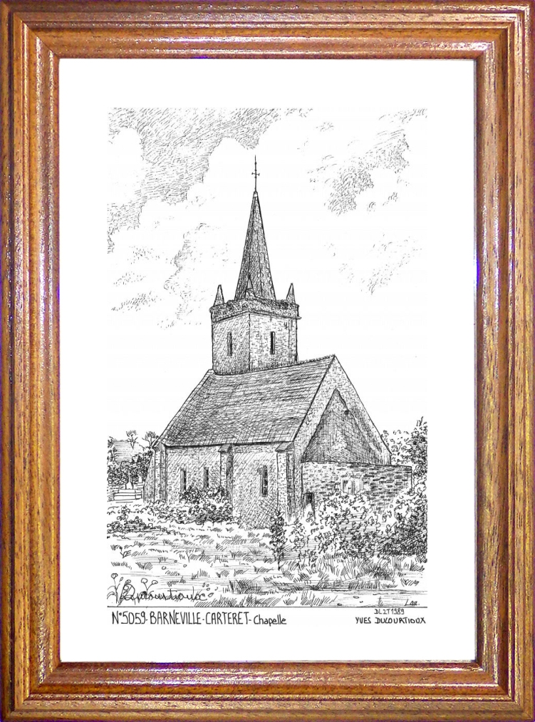 N 50059 - BARNEVILLE CARTERET - chapelle