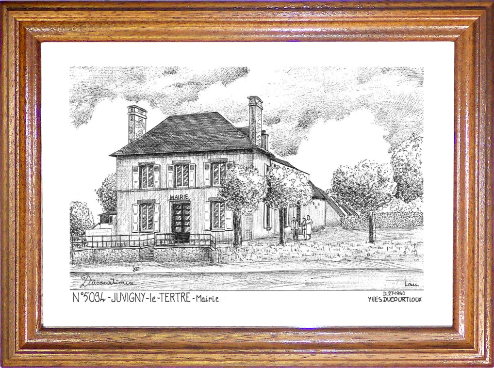 N 50094 - JUVIGNY LE TERTRE - mairie