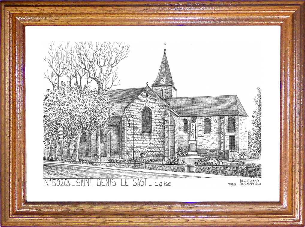 N 50204 - ST DENIS LE GAST - glise