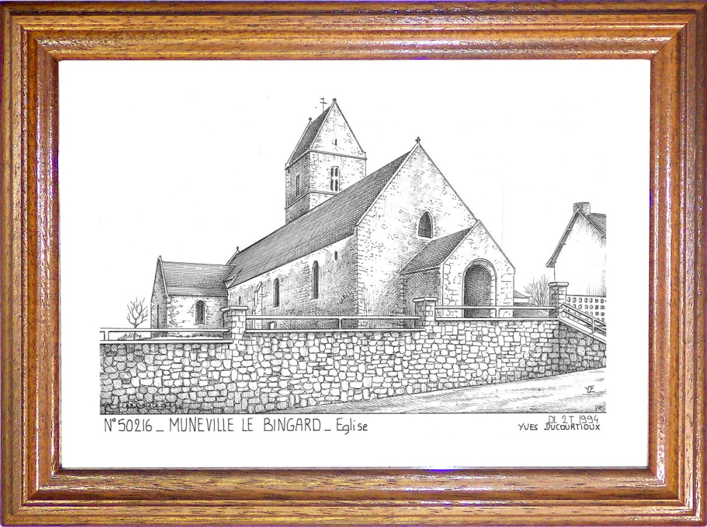 N 50216 - MUNEVILLE LE BINGARD - glise