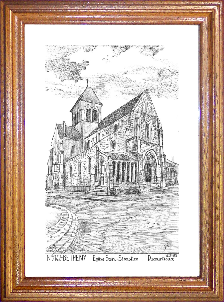 N 51042 - BETHENY - glise st sbastien