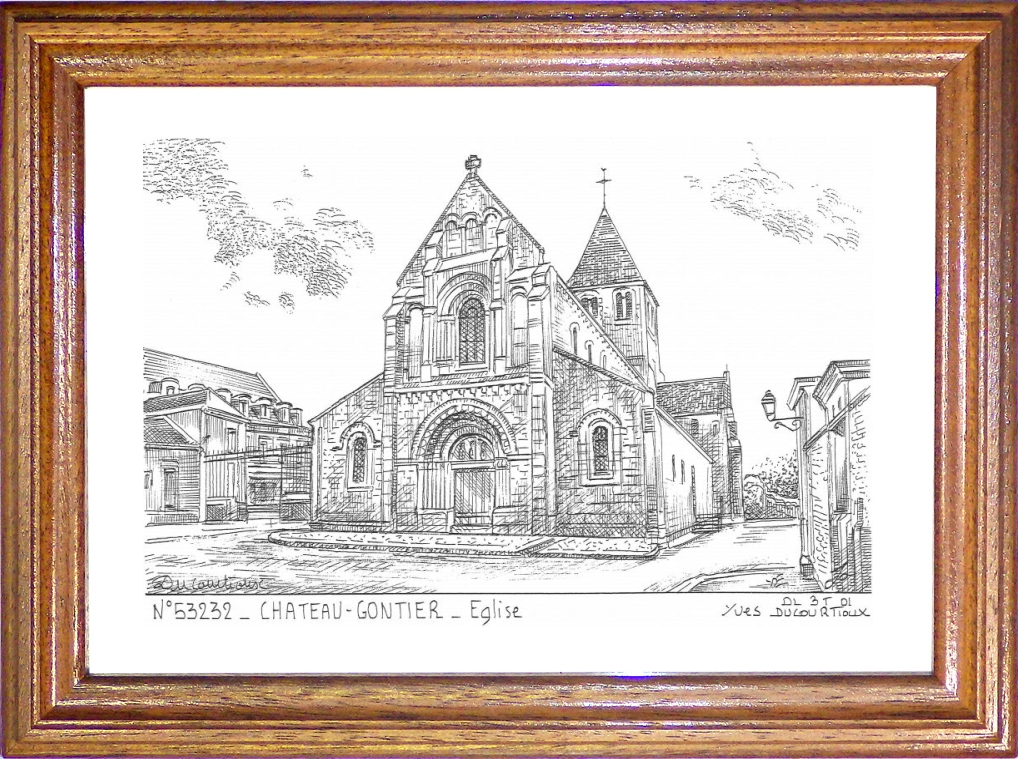 N 53232 - CHATEAU GONTIER - glise