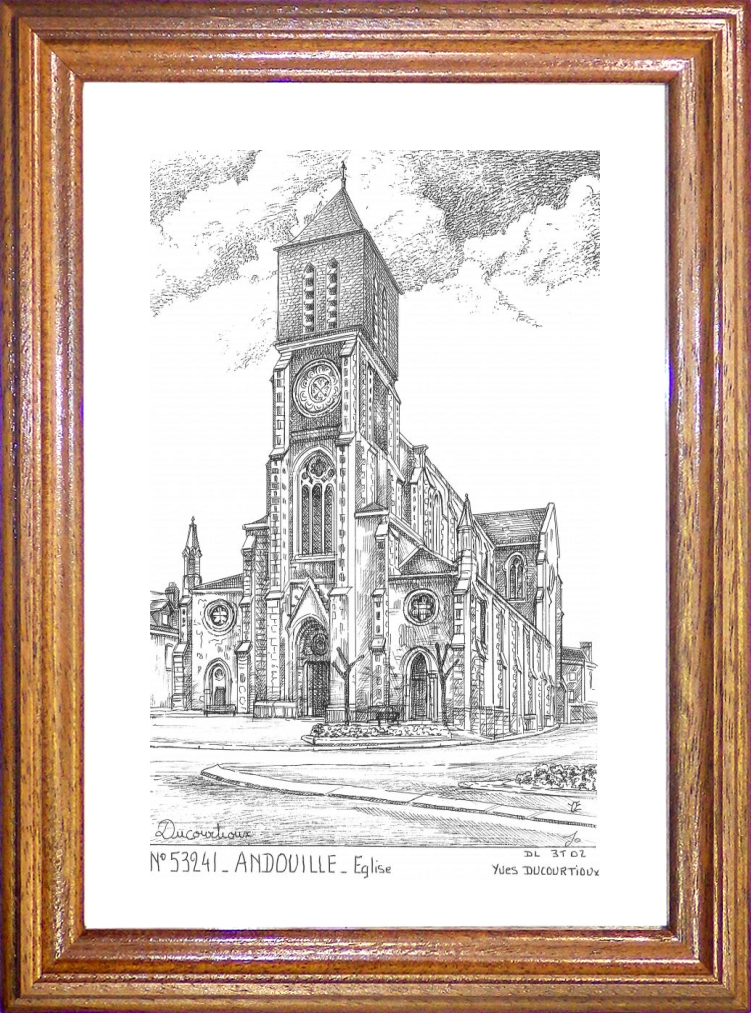N 53241 - ANDOUILLE - glise