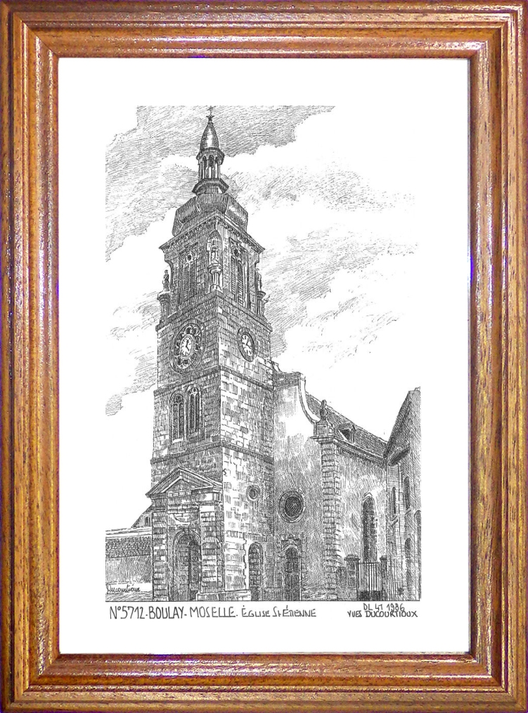 N 57012 - BOULAY MOSELLE - glise st tienne