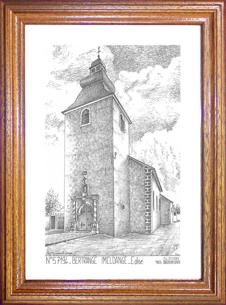 N 57194 - BERTRANGE - glise