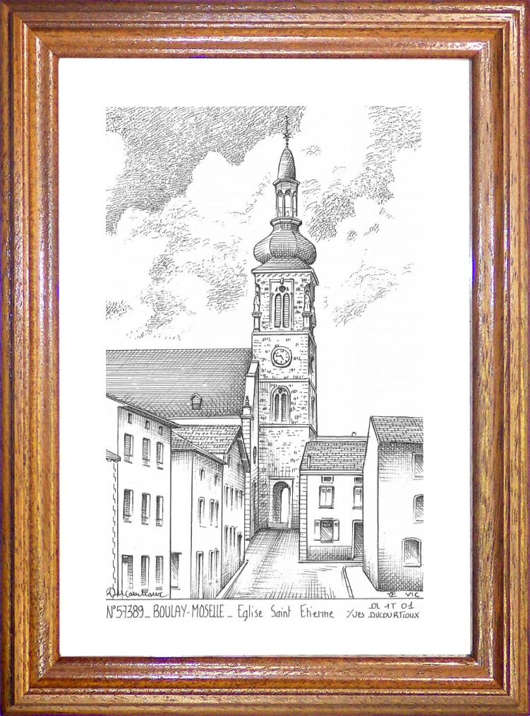 N 57389 - BOULAY MOSELLE - glise st tienne