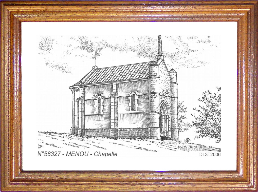 N 58327 - MENOU - chapelle