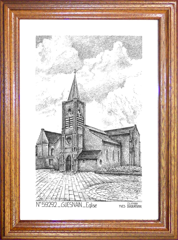 N 59292 - GUESNAIN - église