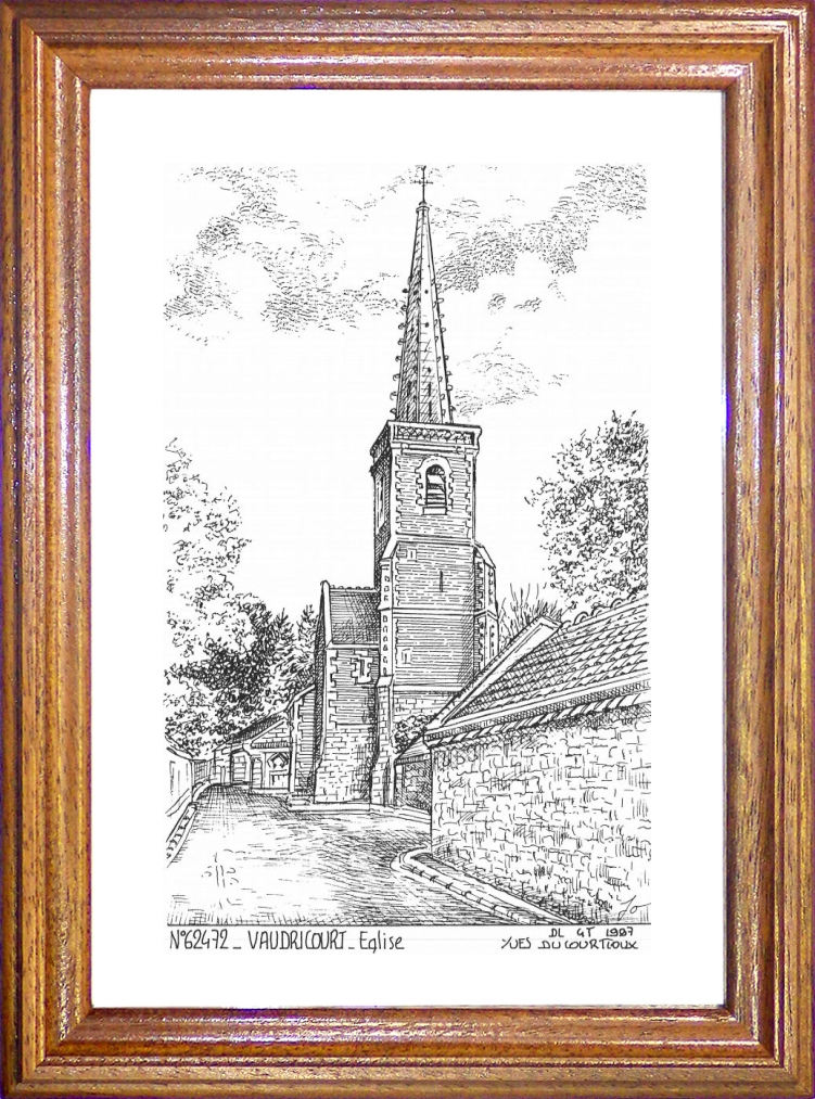 N 62472 - VAUDRICOURT - glise