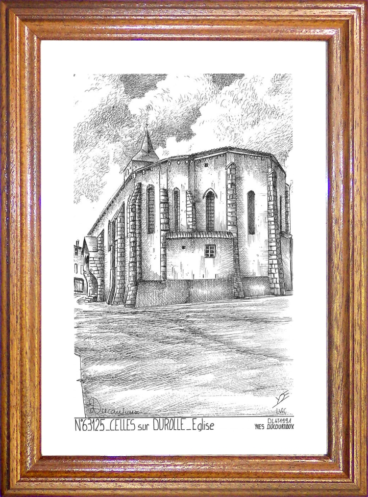 N 63125 - CELLES SUR DUROLLE - glise