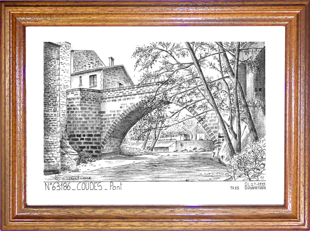 N 63186 - COUDES - pont