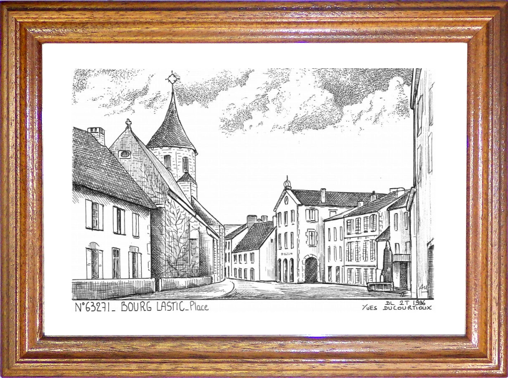 N 63271 - BOURG LASTIC - place