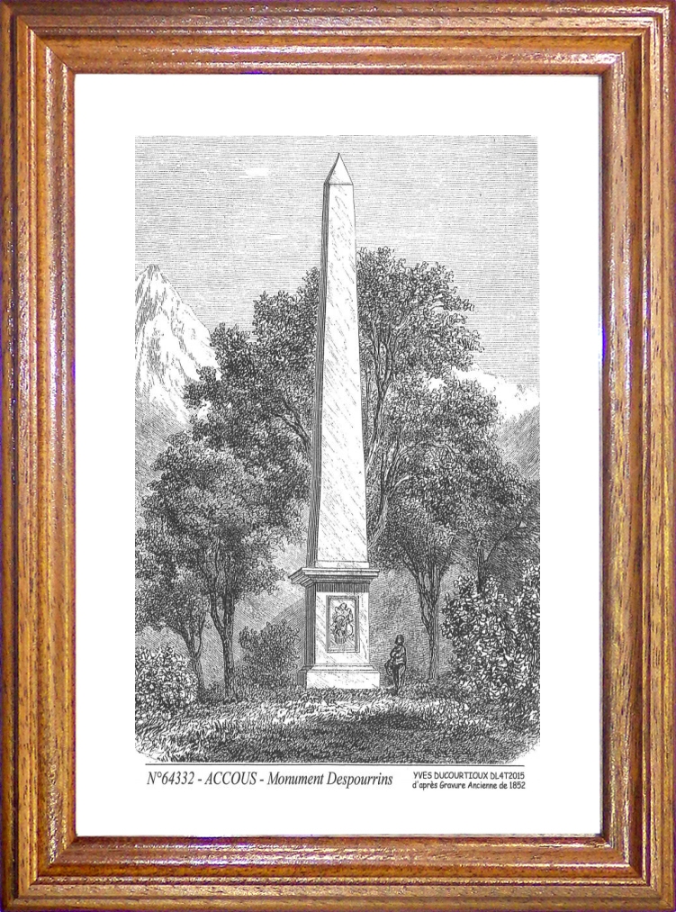 N 64332 - ACCOUS - monument despourrins