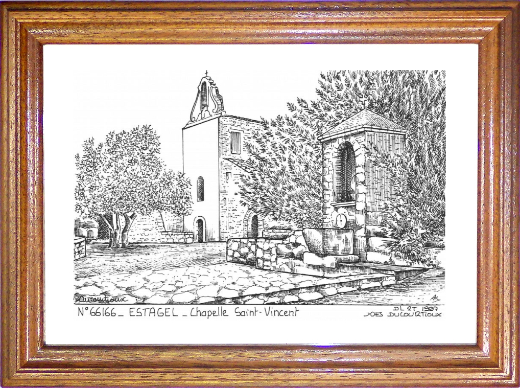 N 66166 - ESTAGEL - chapelle st vincent