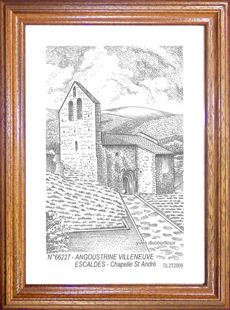 N 66227 - ANGOUSTRINE VILLENEUVE ESCA - chapelle st andr